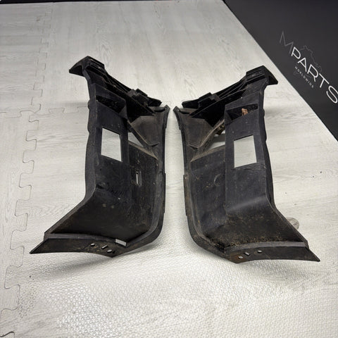 01-06 BMW E46 M3 FRONT BUMPER COVER GUARDS BRACKETS 2695247