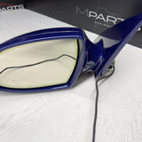 06-10 BMW E63 E64 M6 Left Side View Mirror Auto Dimming Interlagosblau OEM