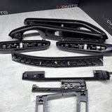 01-06 BMW E46 M3 Coupe Interior Armrests Trim Set Titan Shadow *Notes*