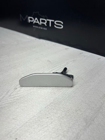 BMW 01-06 E46 M3 Left Driver Headlight Washer Jet Cover 8256179 Titanium Silver