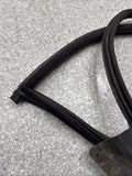 BMW E46 M3 01-06 Left Driver Side Door Weather Strip Seal Black OEM *1 Rip