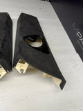 06-10 BMW E63 M6 COUPE Interior B-Pillar Trim Panel Pair ALCANTARA Set L+R OEM