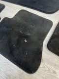 Used Genuine 01-06 BMW E46 M3 Convertible Carpets Floor Mats Black Front & Rear