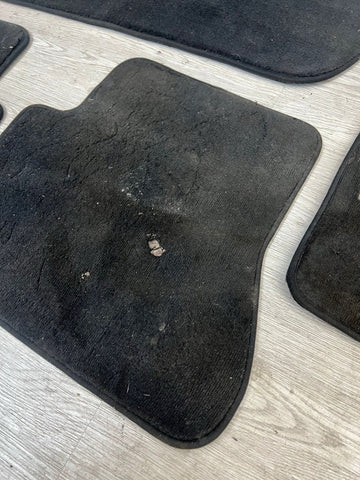 Used Genuine 01-06 BMW E46 M3 Convertible Carpets Floor Mats Black Front & Rear