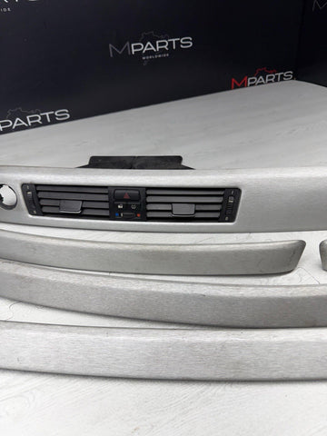 08-13 OEM BMW E92 E93 M3 Brushed Aluminum Interior Trim Dash Panels Set *Tabs