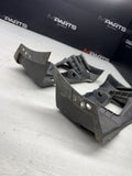 01-06 BMW E46 M3 FRONT BUMPER COVER GUARDS BRACKETS 2695247