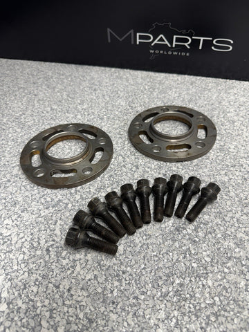 10MM Spacers + Extended Bolts PAIR 5x120 BMW E SERIES Turner Motorsport