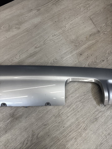 01-06 BMW E46 M3 Rear Bumper Lower Lip Diffuser Trim Panel OEM Titan Silver
