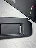 08-13 OEM BMW E92 328 335 M3 Coupe Right Passenger Sun Visor Black Vinyl