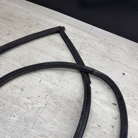 BMW E46 M3 01-06 Right Passenger Side Door Weather Strip Seal Black OEM *Rip*