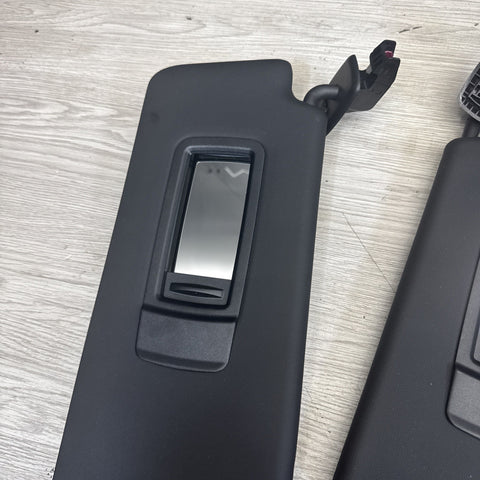 BMW G80 M3 2021-25 Front Set Right & Left Side Sun Visors OEM BLACK