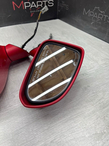 00-09 Honda S2000 S2k OEM Side View Folding Mirrors Pair Formula Red