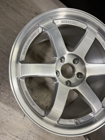 Volk Racing TE37 18” Wheels Rims 18x19.5 ET22 18x11 ET37 5x120 BMW E9X F8X M3