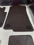 Genuine 01-06 BMW E46 M3 Convertible Carpets Floor Mats Black Front & Rear