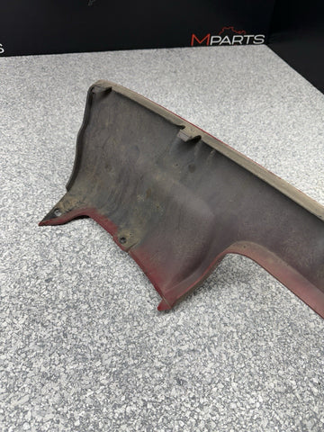 01-06 BMW E46 M3 Rear Bumper Lower Lip Diffuser Trim Panel OEM Imola Red
