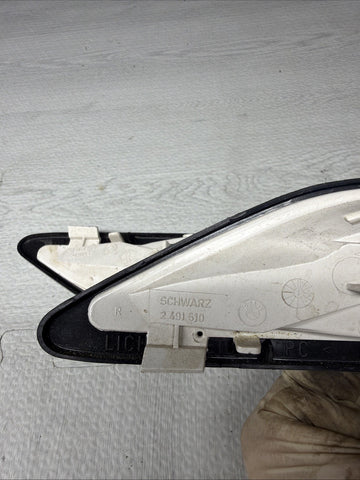 BMW E39 M5 540I REAR DOME LIGHT INTERIOR READING LAMP BLACK R/L 2491509 2491510