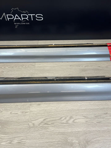 01-06 BMW E46 M3 Rocker Panel Side Skirts OEM Silver Grey + Underbody Glow Light
