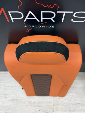 21-26 BMW G80 M3 Sedan Rear Seat Right Backrest Kyalami Orange Leather OEM