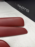 01-06 BMW OEM E46 M3 Coupe Trim Armrest Pads Set Black 8238622 *Notes*