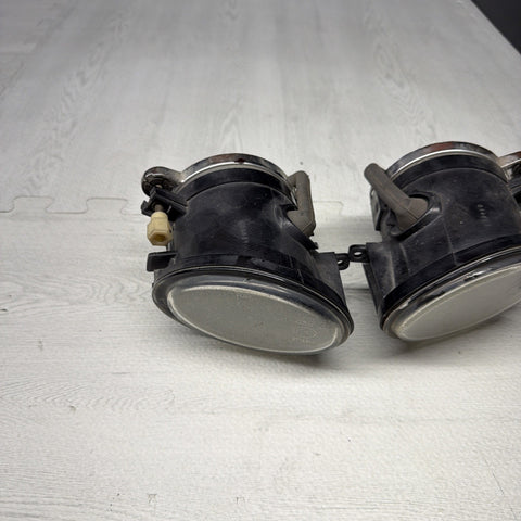 01-06 BMW E46 M3 Front Left Right Passenger Driver Bumper Fog Lights Clear OEM