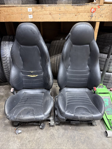 98-02 BMW Z3M Roadster Interior Front Heated Seats Black