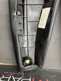 08-10 BMW E92 M3 Coupe Rear Folding Seat Side Bolsters Black Novillo Leather OEM