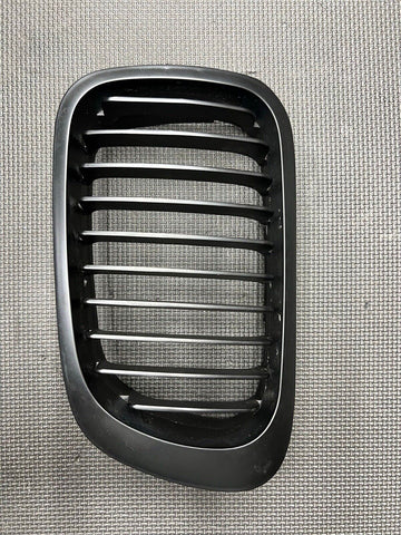 01-06 BMW E46 M3 Front Left Driver Frame Kidney Grille Matte Black