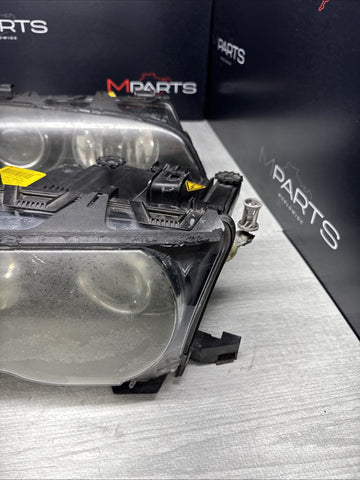 02-06 BMW E46 M3 ORIGINAL Bi Xenon Headlights Stock *Repaired Tab*