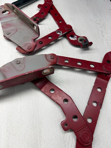 99-02 BMW Z3 M Z3M FRONT HOOD BONNET SHOCKS & HINGE HINGES SET OEM