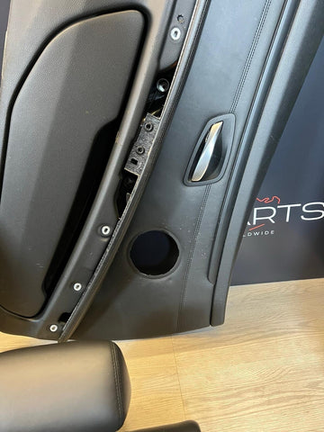 08-13 BMW E92 M3 Coupe Original Novillo Black Interior Seats Complete