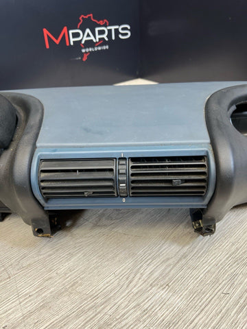 98-02 BMW Z3M Front Dash Dashboard Instrument Panel Cover Leather Estoril Blue