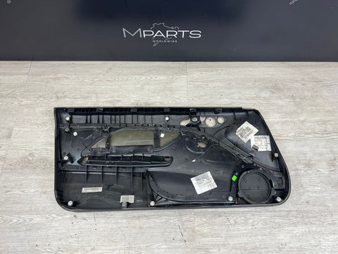 01-06 BMW E46 M3 FRONT LEFT DRIVER SIDE DOOR PANEL CARD IMOLA RED OEM