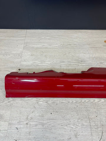 2001-2006 BMW E46 M3 Imola Red Rocker Panel Side Skirt OEM Left Driver