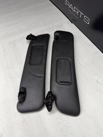 98-02 BMW Z3M Z3 M COUPE SUN VISOR VISORS SET BLACK *Tear*