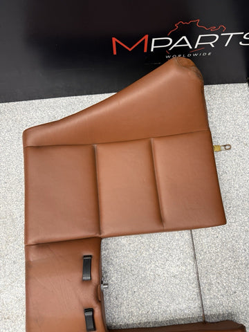 BMW 01-06 E46 M3 Convertible Rear Seat Back Rest Cinnamon Leather Backrest