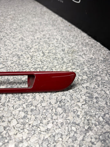 01-06 BMW E46 M3 Right Passenger Fender Moulding Strip Red 2694720