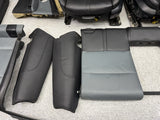08-13 BMW E93 M3 Convertible Complete Interior Seats Black Silverstone Novillo
