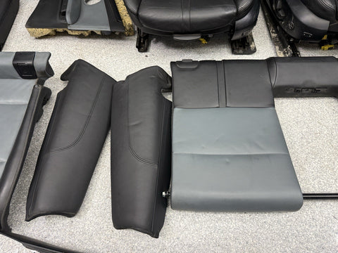 08-13 BMW E93 M3 Convertible Complete Interior Seats Black Silverstone Novillo