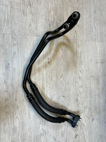 01-06 BMW E46 M3 S54 ENGINE OIL COOLER LINES 17222283209 2283209 ORIGINAL