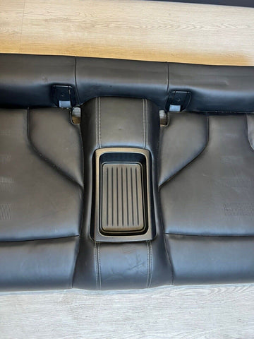 BMW F82 M4 Coupe 15-20 Rear Back Seats Cushion Black Leather Backrest Bench