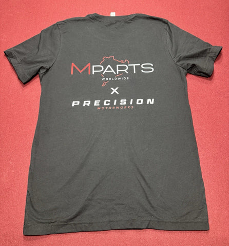 Mpartsworldwide X Precision Tee T Shirt T-Shirt 2025 Black Back to 90s Medium M