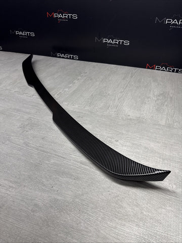 BMW 18-23 F90 M5 REAR TRUNK LIP SPOILER CARBON STYLE PRINT