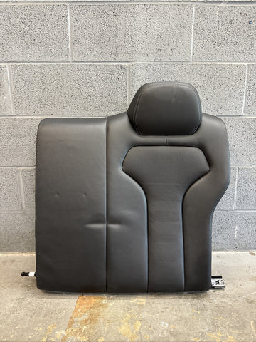 BMW F82 M4 Coupe 15-20 Left Rear Seats Black Leather Back Rest Backrest Seat
