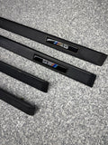 BMW E36 M3 Sedan 1992-1998 Black Door Mouldings Trims Set OEM