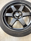 (1) 18x8 +35 Avid 1 AV-06 5x114.3 Matte Black Wheel