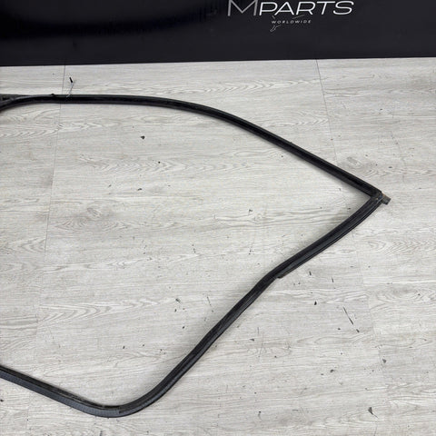 BMW E46 M3 01-06 Right Passenger Side Door Weather Strip Seal Black OEM *Notes*
