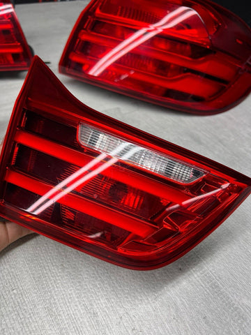 14-17 BMW F32 F82 F83 F33 F36 M4 REAR SKOKED AFTERMARKET TAIL LIGHTS LAMPS SET