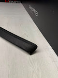 08-13 BMW E92 E93 M3 Front Right Door Carbon Leather Interior Strip Trim OEM