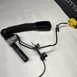 01-06 BMW E46 325 330 M3 Left Driver Lower SeatBelt Seat Belt Buckle Tensioner