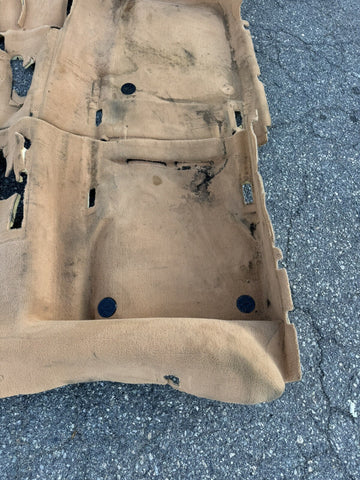 BMW E39 540 530 525 M5 5-Series Factory Caramel Front Floor Carpet OEM